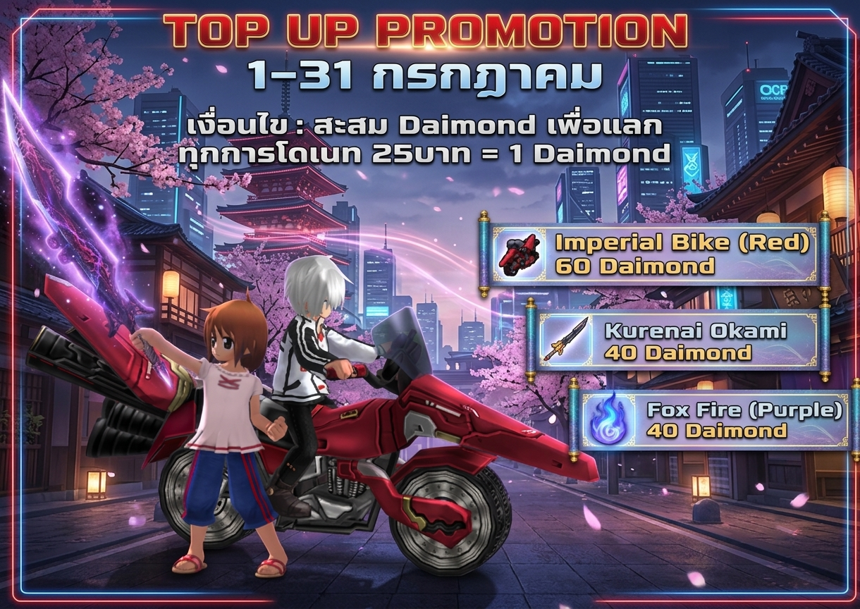 TOP UP PROMOTION เดือนมิถุนายน 2026