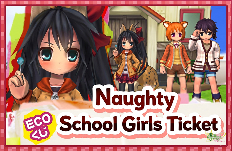 Naughty School Girls Ticket